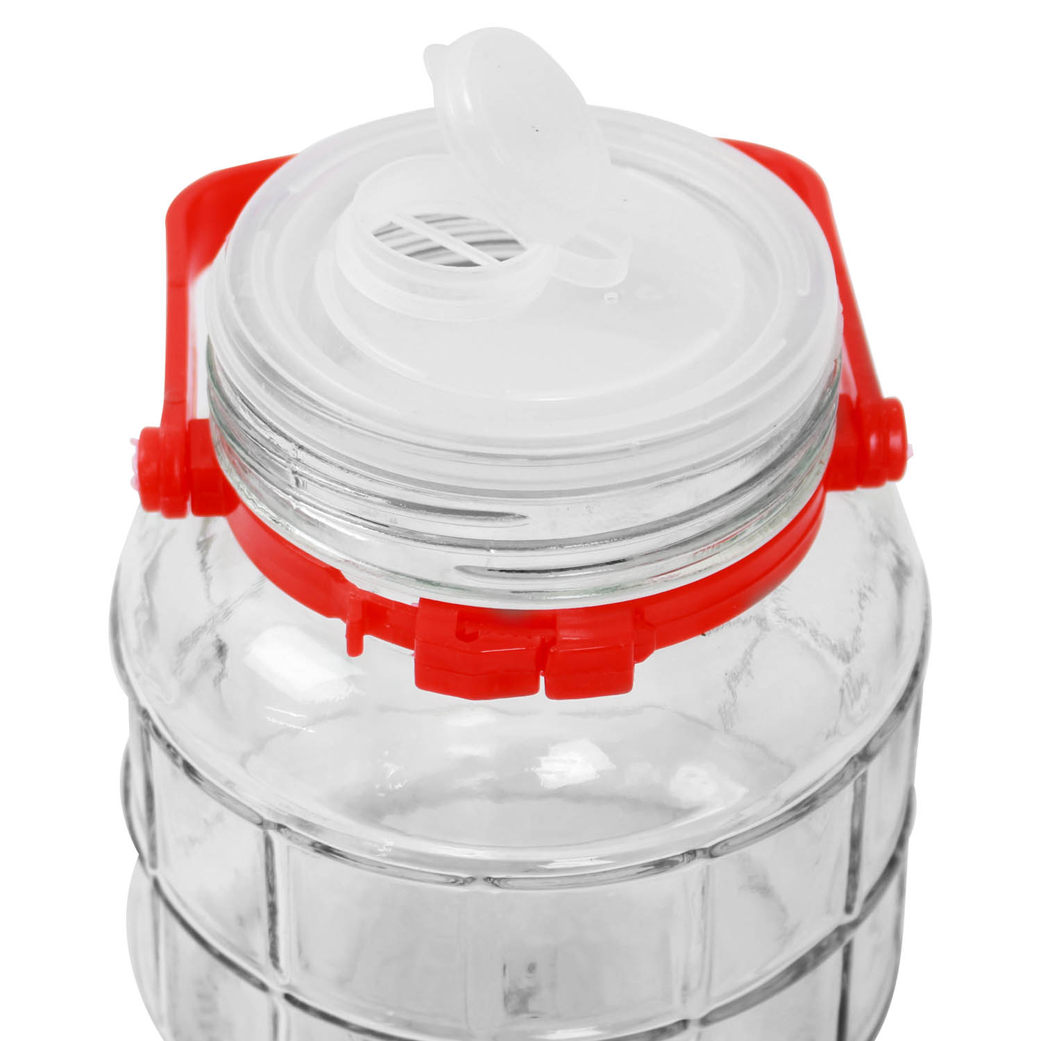 Large Glass Pickle Preserve Jars Airtight Storage Beverage Food